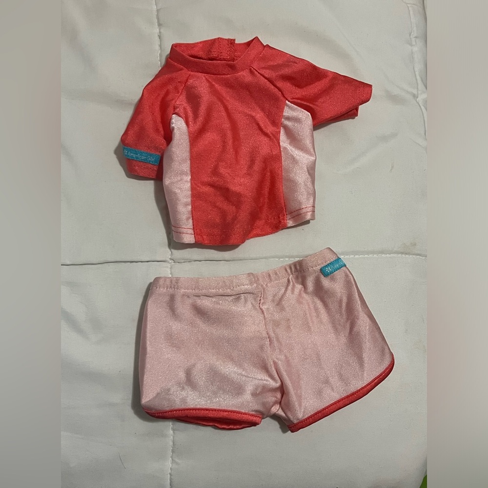 American girl Swim shirt and Swim shorts truly me collection